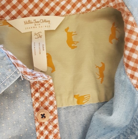 Matilda Jane Clothing- Chambray Button Up - Picture 5 of 6